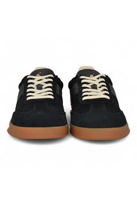 Sneaker uomo in camoscio colore nero. POLO RALPH LAURENT | 8099780-10001